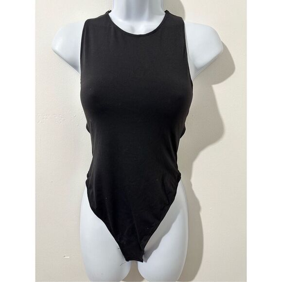Free people black  body top size S  A 742 - Picture 1 of 8